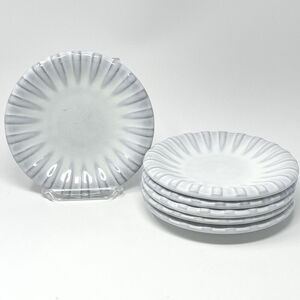 Upsala Ekeby Vicke Lindstrand Ceramic MCM Dessert Fruit Side Plates 7” Set Of 6